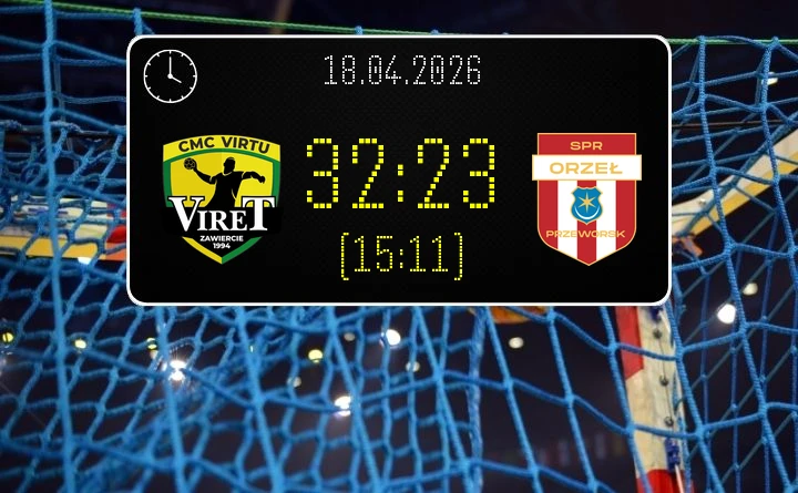 [PIŁKA RĘCZNA] CMC VIRTU VIRET Zawiercie – SPR Orzeł Przeworsk 32:23 w I Lidze Mężczyzn (Grupa D) – lider pewnie zamknął sezon u siebie