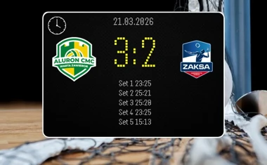[SIATKÓWKA] Aluron CMC Warta Zawiercie – ZAKSA Kędzierzyn-Koźle 3:2 w PlusLidze – pięciosetowy thriller w Zawierciu