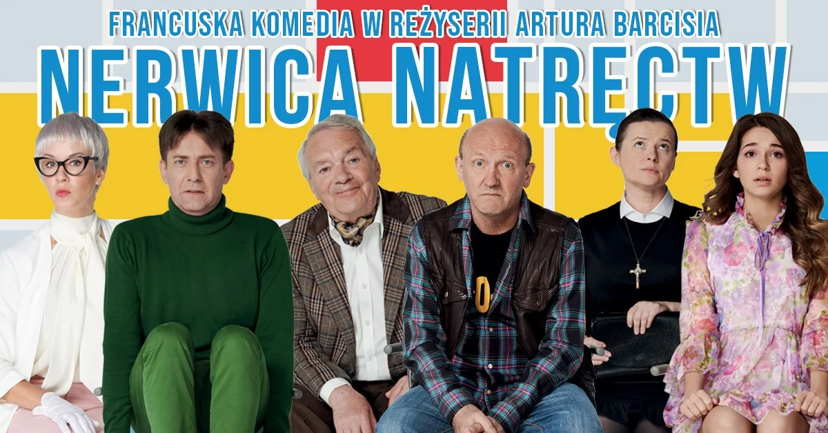 Grafika promocyjna wydarzenia Komediowy spektakl o pacjentach psychiatrycznych w Zawierciu