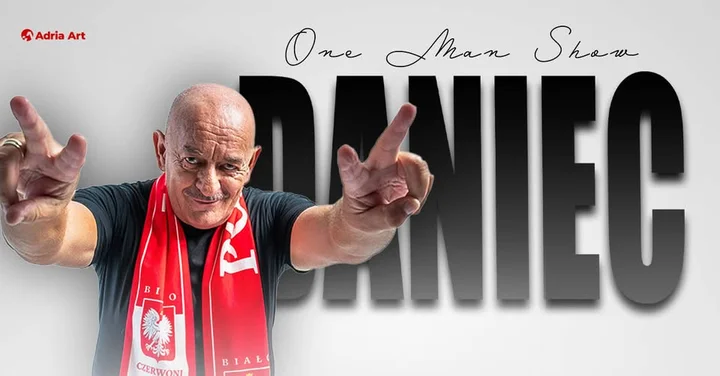 Obrazek przedstawia grafikę promocyjną wydarzenia Wieczór kabaretowy z Marcinem Dańcem w Zawierciu