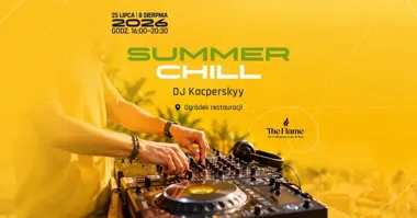 Grafika promocyjna wydarzenia Summer Chill – muzyczny wieczór