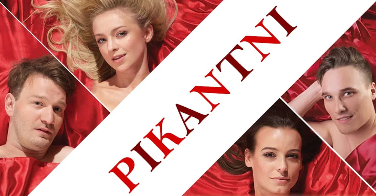 Grafika promocyjna wydarzenia Pikantni w Zawierciu – gorąca komedia