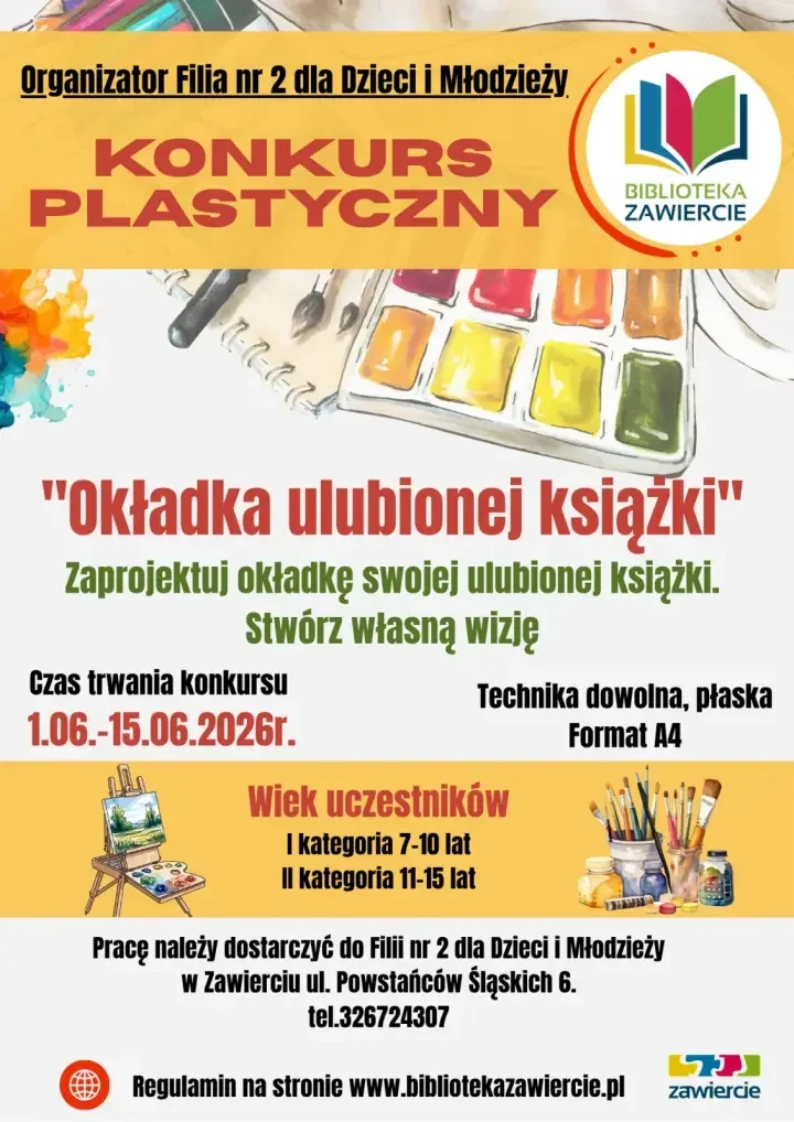 Biblioteka szuka młodych autorów okładek. Zawiercie stawia na wyobraźnię