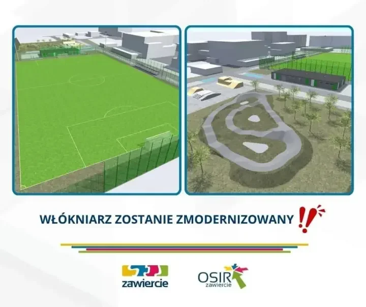 Boisko „Włókniarz” zmieni się nie do poznania. Dojdzie pumptrack