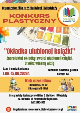 Biblioteka szuka młodych autorów okładek. Zawiercie stawia na wyobraźnię