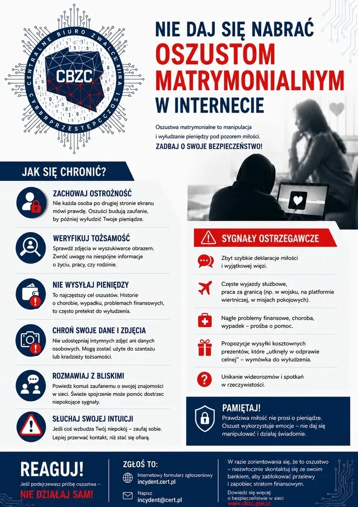 Internetowa miłość w Zawierciu może skończyć się utratą oszczędności