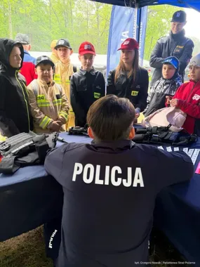 Policjanci na rajdzie w powiecie zawierciańskim przyciągnęli największą uwagę