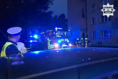 Wybuch na 10. piętrze w Zawierciu - jedna osoba w szpitalu, blok ewakuowano