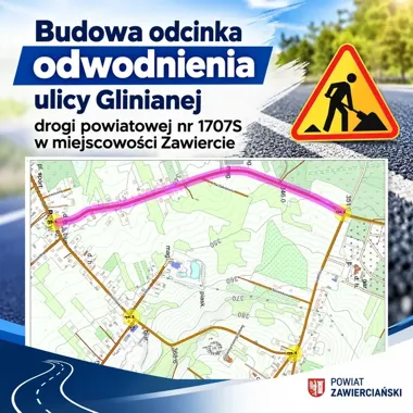 Ulica Gliniana w Zawierciu zostanie zamknięta na cały rok